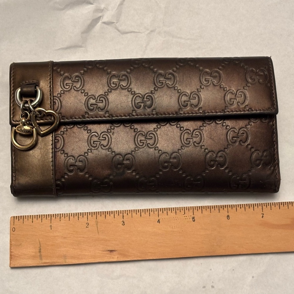 Gucci Guccissima wallet clutch rare